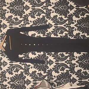 Fashion Nova Black Long Sleeve V-Neck Bodycon Dress